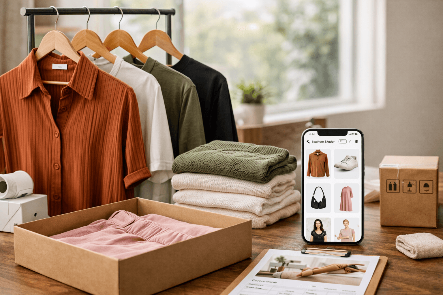 Fashion use case image showing apparel-focused selling and a premium checkout-driven shopping experience.